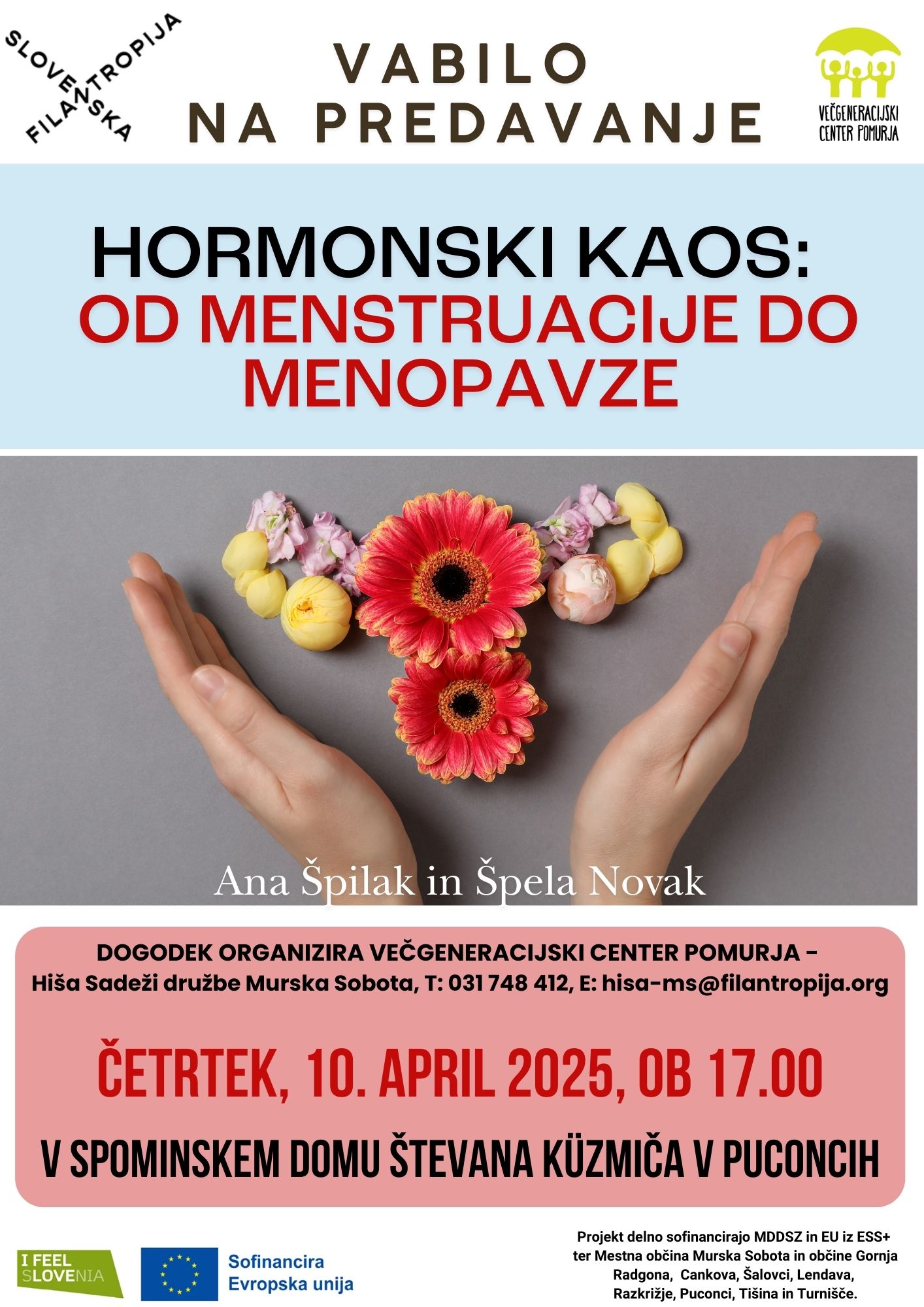 VABILO predavanje HORMONSKO